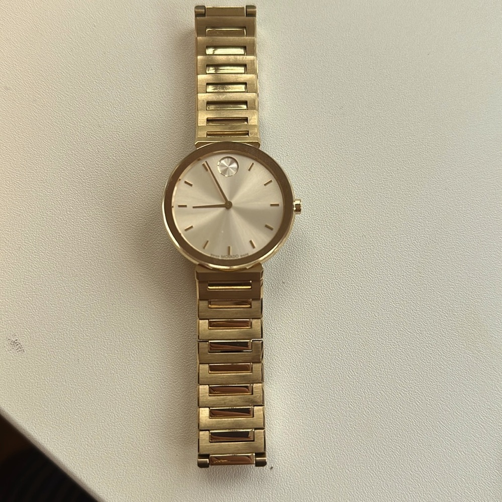 Movado Gold Bold Watch